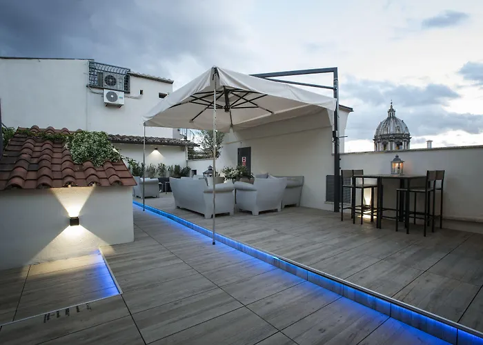 Terrace Pantheon Relais Rom